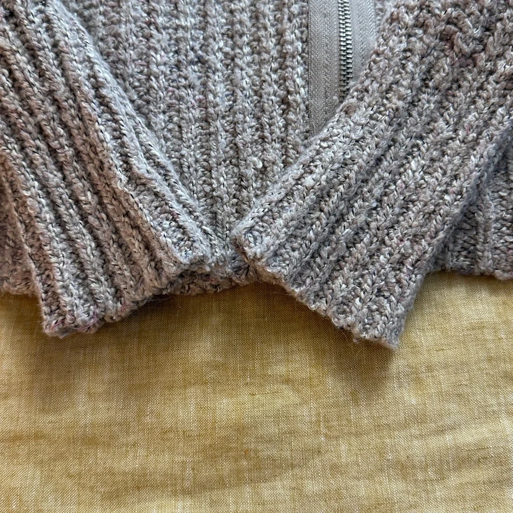 Free people moto jacket sweater - Picture 8 of 16